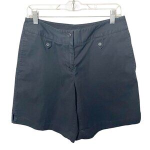 Liz Golf By Liz Claiborne Women's 6 Black Shorts Coolmax Cotton Polyester Blend